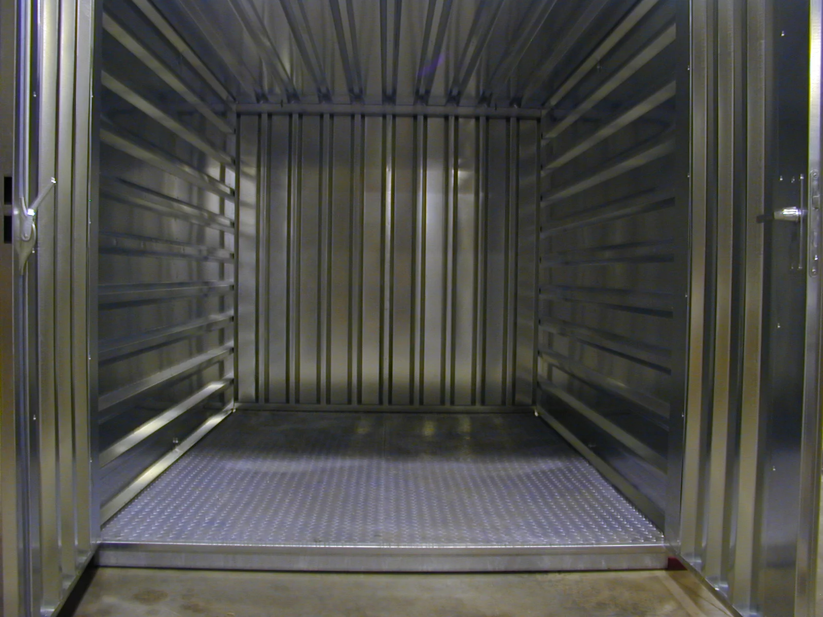 3m Double Door Container - Steel Floor