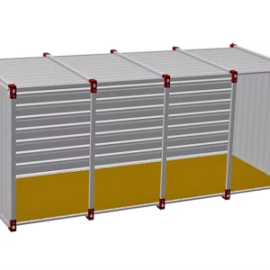 5m Universal Open Sided Container