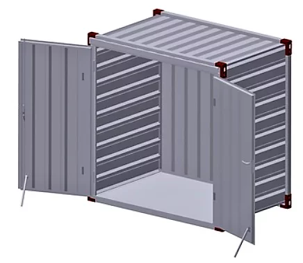 1375 x 2200 mm Storage Unit - Steel Base